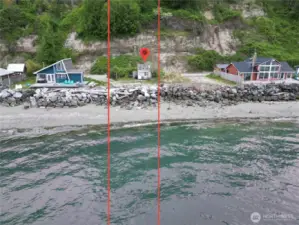 Lot H-22, beautiful waterfront lot with gorgeous beaches. Lot to the right is also for sale, buy them together for 120+' of waterfront property!