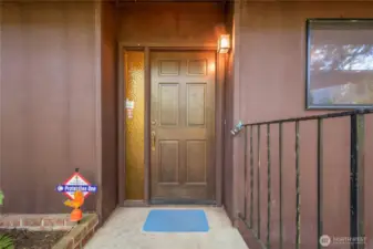 Covered Entrance