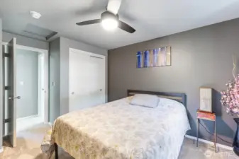 5th Bedroom w/ Ceiling Fan.