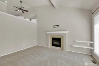 Vaulted ceilings help create a very open energy!