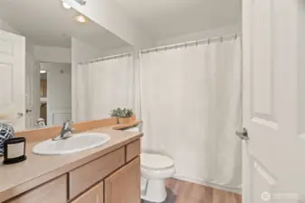 Hall bath.
