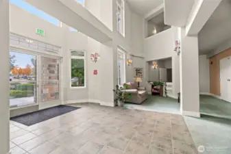 Secure lobby access.
