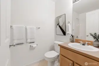 Upstairs bath.