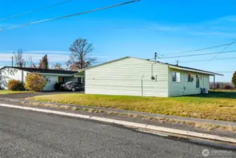 This home has new paint.