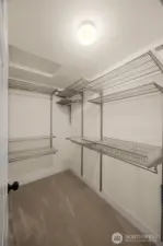 Large walk in closet