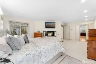 HUGE primary bedroom