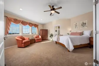 So much space and water views!!