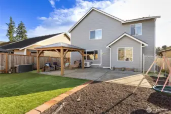 Beautiful Low maintenance backyard With Gazebo