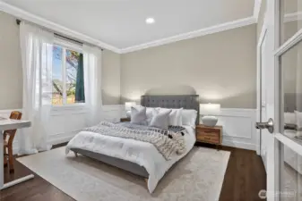 Versatile main floor bedroom/office.