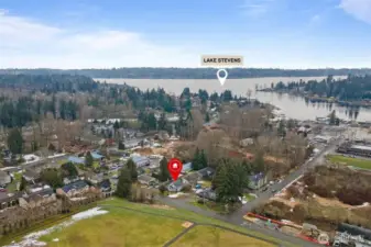 Nestled in a Prime Location. Only One Block Away from Downtown Lake Stevens.