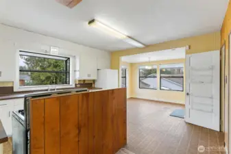 Large Kitchen Area.