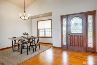 Entry and Dining Room