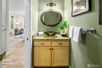 Main floor guest bathroom