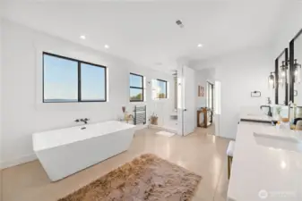 Massive 5 Piece Primary Bathroom