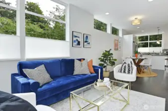 Light filled rooms