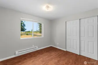 Bright, empty bedrooms with plenty of room for customization