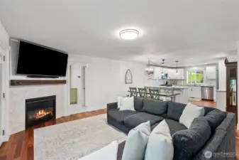 Open concept main living space.