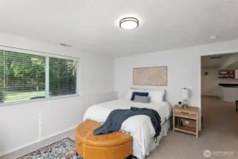 Lower level bedroom.