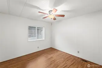 Second Bedroom with ceiling fan