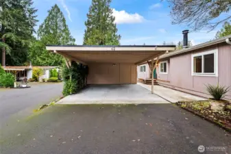 Covered Carport - park maintained