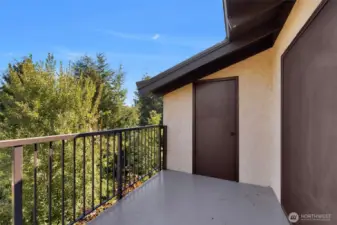 Includes private patio storage.