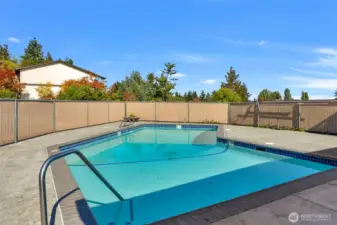 Resident cabana offering a complete range of amenities