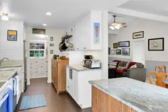 Looking East into the pantry..