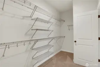 Primary walk in closet