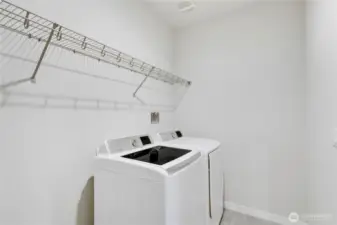 dedicated laundry room with washer & dryer
