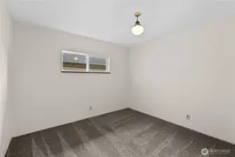 Bedroom 1 features new carpet