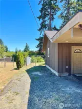 RV parking and gated access to fully fenced backyard.