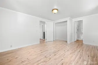 Upstairs master bedroom