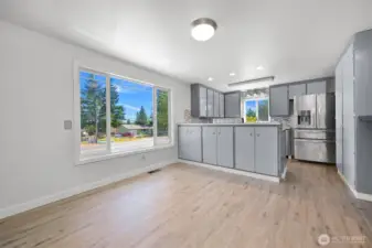 kitchen without staging