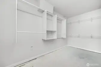 downstairs master closet