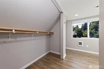 This seller used this space as the Primary bedroom closet.