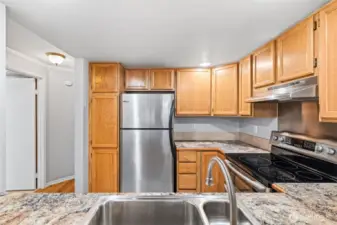 Inviting kitchen with functional layout.