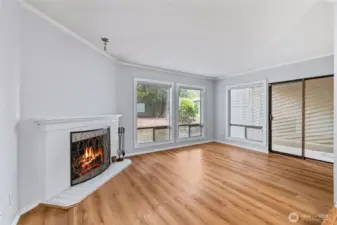 Large windows for natural light.