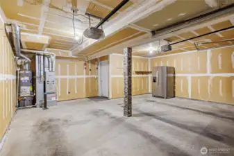 Modern comforts with newer furnace & hot water tank.