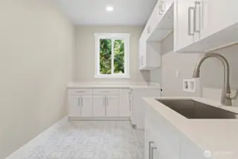 Upper Level Laundry Room.