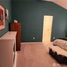 Attached is the ensuite, his/hers closets