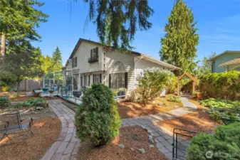 Private / Low maintenance rear grounds.