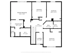 Approx 2nd level floor plan