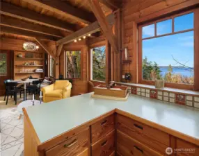 View from the kitchen.