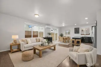 Open living space and great for entertaining