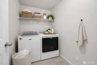 Laundry room with great space