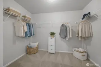 Huge walk-in closet!