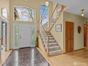 Light and bright entry