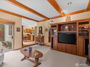 Deck off the family room