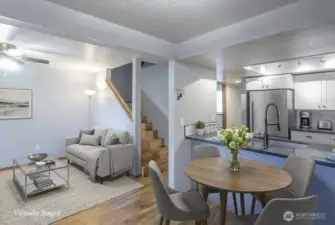 Updated two bedroom condo in The Vineyard.