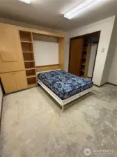 3rd bedroom downstairs with Murphy bed